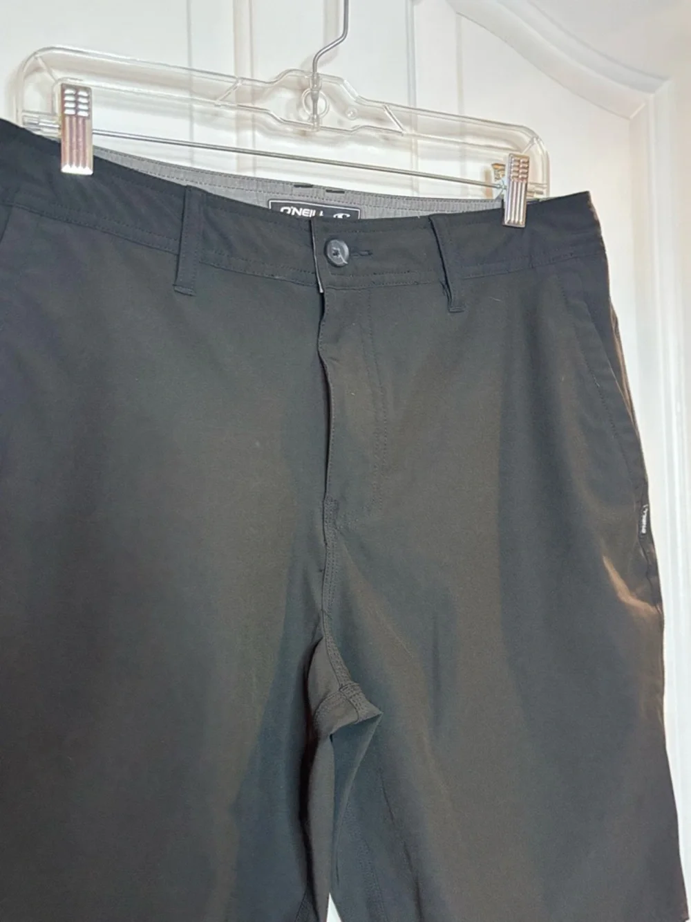 NWOT O'Neill Men's Black Hybrid Board Shorts land or water size 32